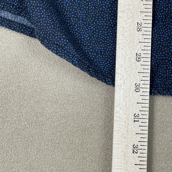 MoonShine Spirit Shirt Mens‎ Medium Blue Button Up Short Sleeve Adult - Picture 6 of 12